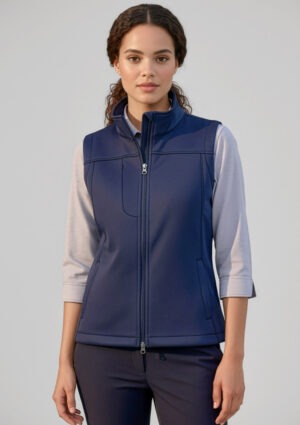 Ladies BIZTECH Plain Soft Shell Vest Ladies BIZTECH Plain Soft Shell Vest