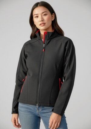 BIZ J307L Ladies Softshell Geneva Jacket BIZ J307L Ladies Softshell Geneva Jacket