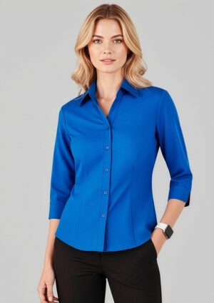 Ladies 3/4 Sleeve Plain Oasis Shirt Ladies 3/4 Sleeve Plain Oasis Shirt