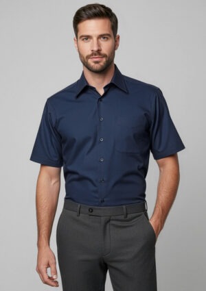 BIZ SH715 Mens Short Sleeve Metro Shirt BIZ SH715 Mens Short Sleeve Metro Shirt