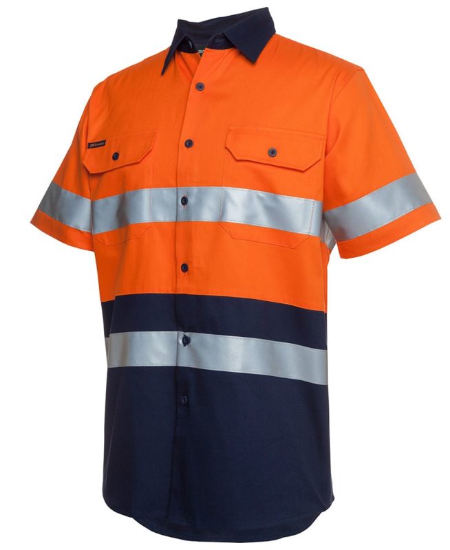 JB's Hi Vis (D+N) Short Sleeve 190g Shirt