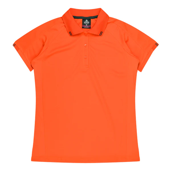 Ladies Driwear Flinders Polo 2038 Orange-Slate
