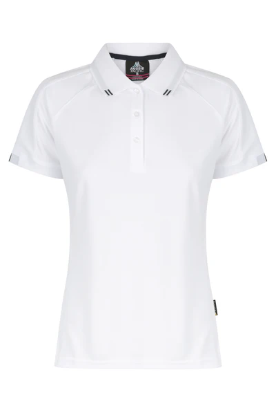 Ladies Driwear Flinders Polo 2038 White-Navy