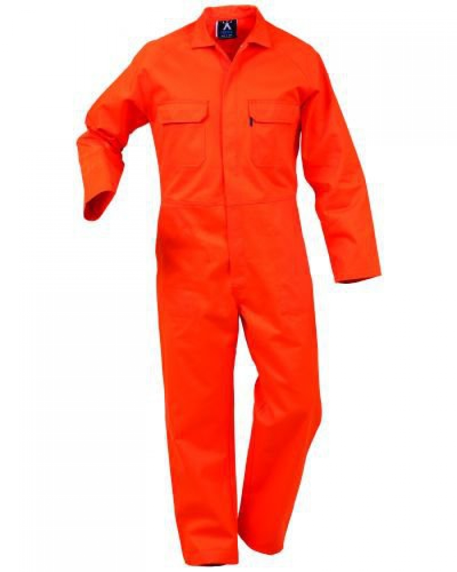 Protex 300gsm 100% Cotton Day Only Domed Overall Long Sleeve - Domed