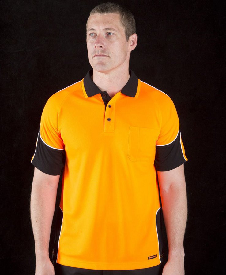 Hi Vis 4602.1 S/S Arm Panel Polo