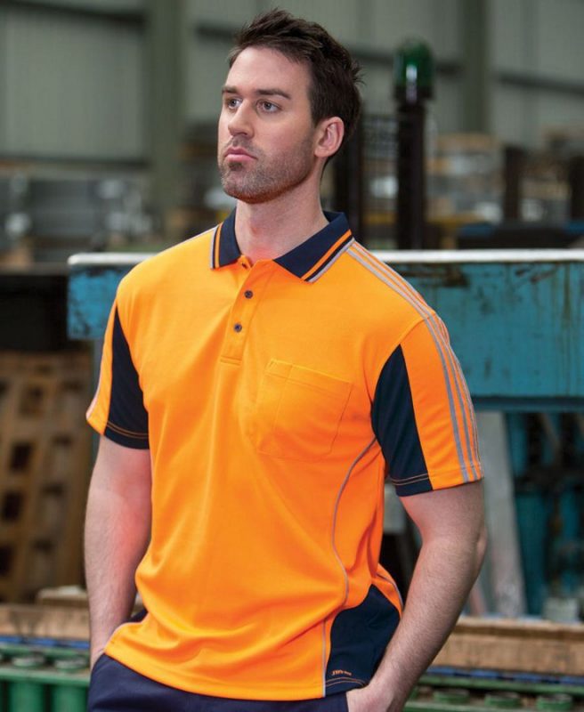 Hi Vis 4602.1 S/S Arm Tape Polo