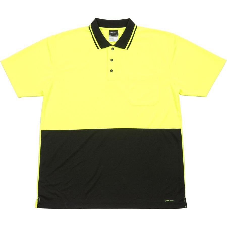 JB's Hi Vis 4602.1 Non Cuff Trad Polo