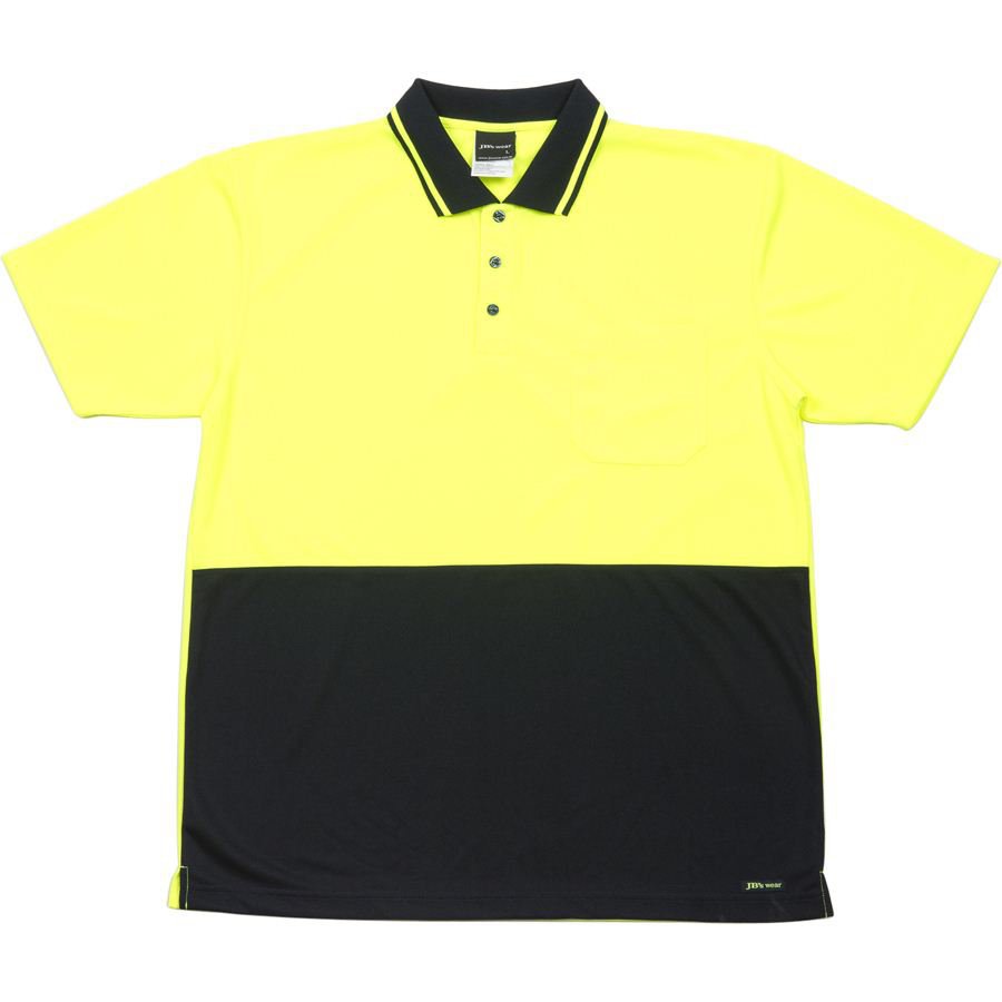 JB's Hi Vis 4602.1 Non Cuff Trad Polo