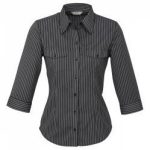 Ladies Cuban Shirt - ¾ Sleeve