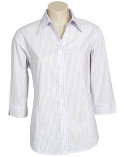 Ladies ¾ Sleeve Manhattan Stretch Shirt