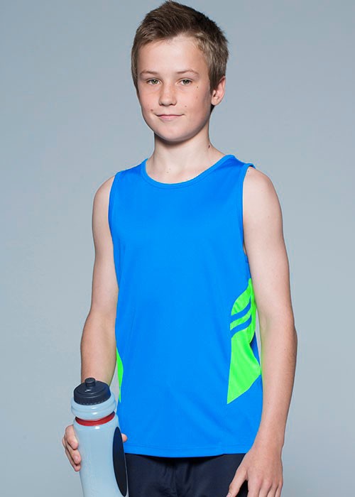 Tasman Kids Driwear Singlet