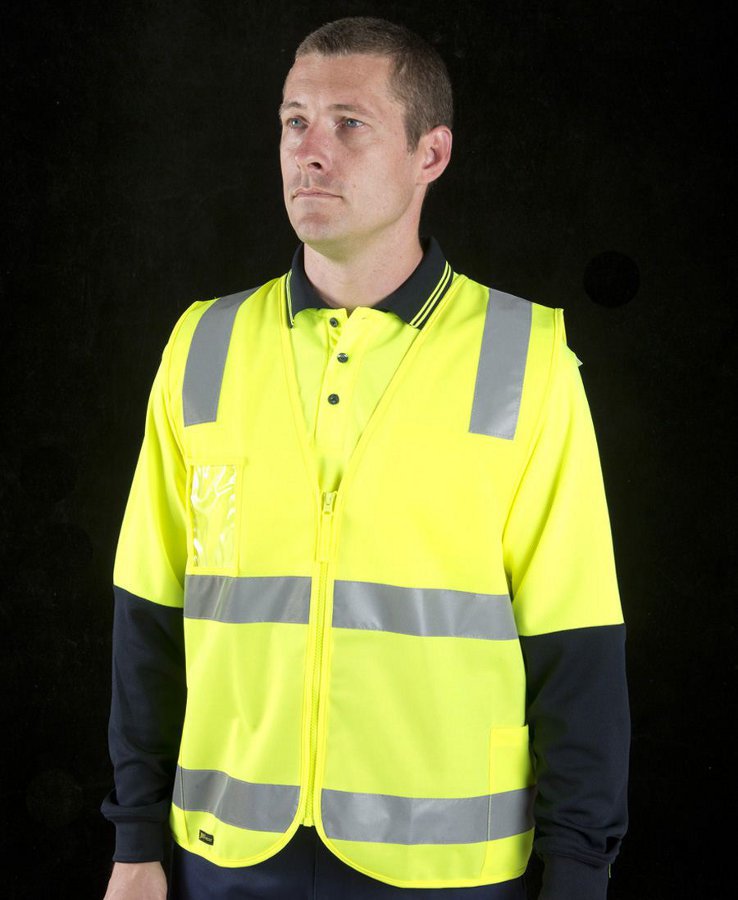 Hi Vis (D+N) Zip Safety Vest