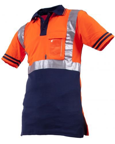 Protex Day Night Micriofibre Hi Vis Polo