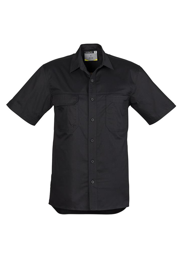 Syzmic Light Weight Tradie Shirt Short Sleeve