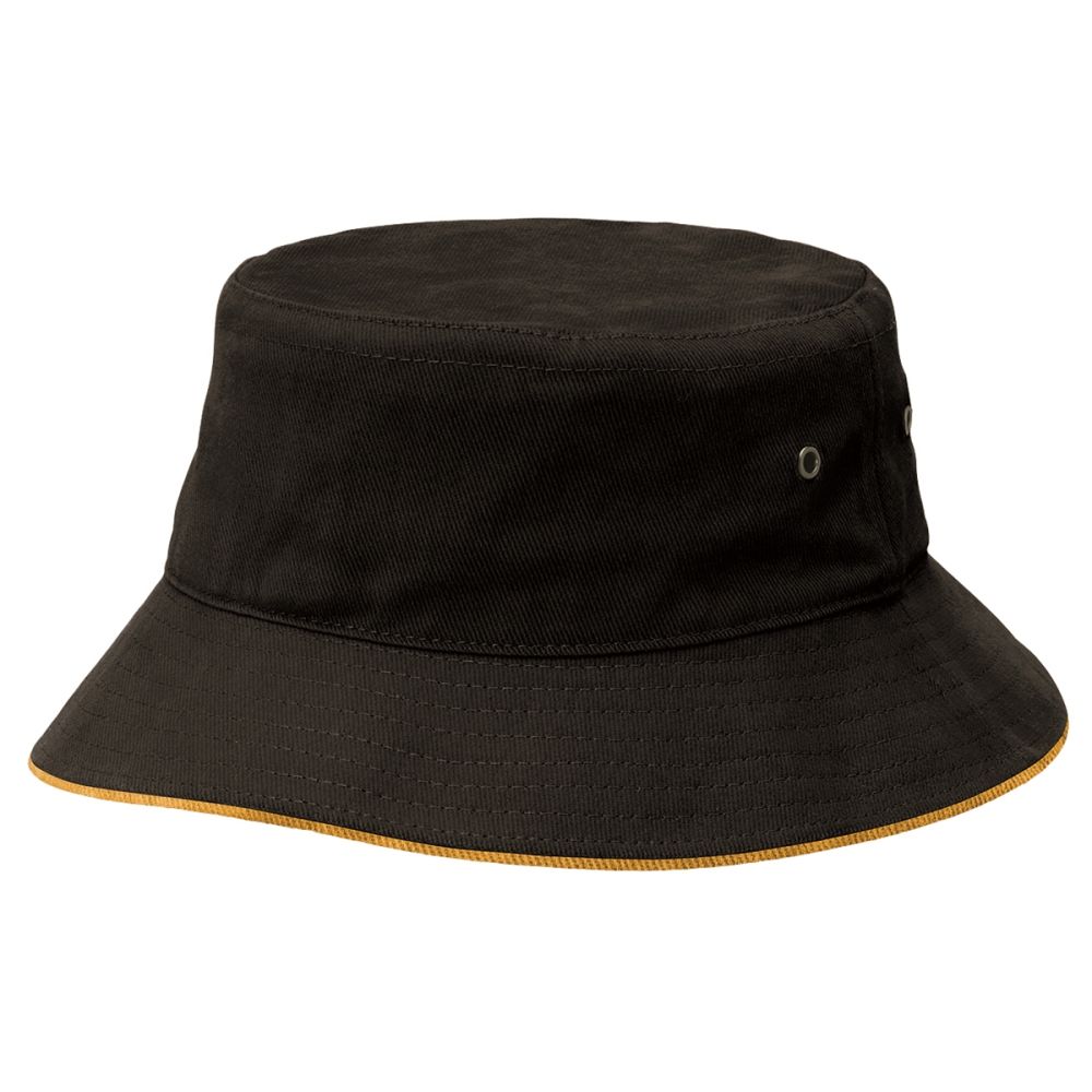 Bucket Hat 4007 Black Gold | Bucket Hat