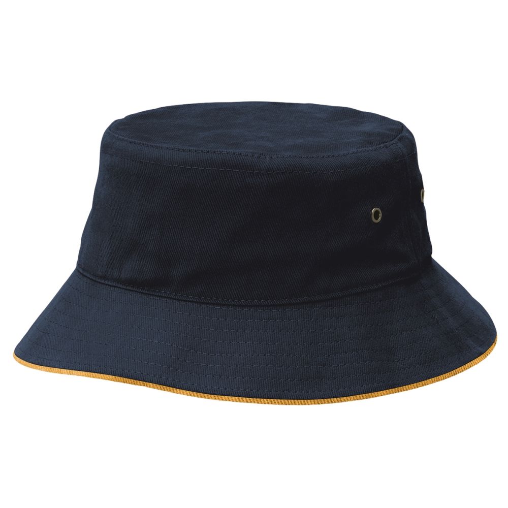 Bucket Hat 4007 Navy Gold | Bucket Hat