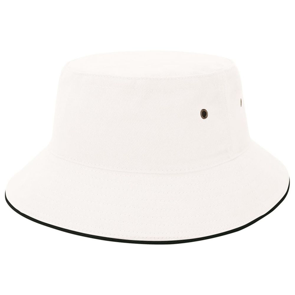 Bucket Hat 4007 White Black | Bucket Hat