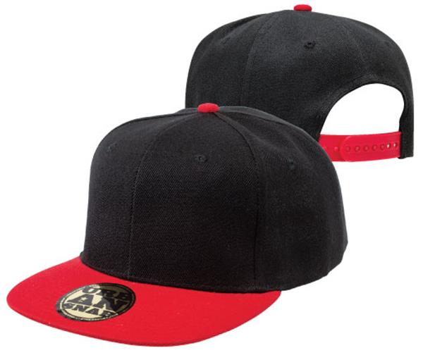 Promo 4373 Snap Back Cap Black Red