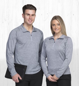 Merino Zip mens and ladies Pullover