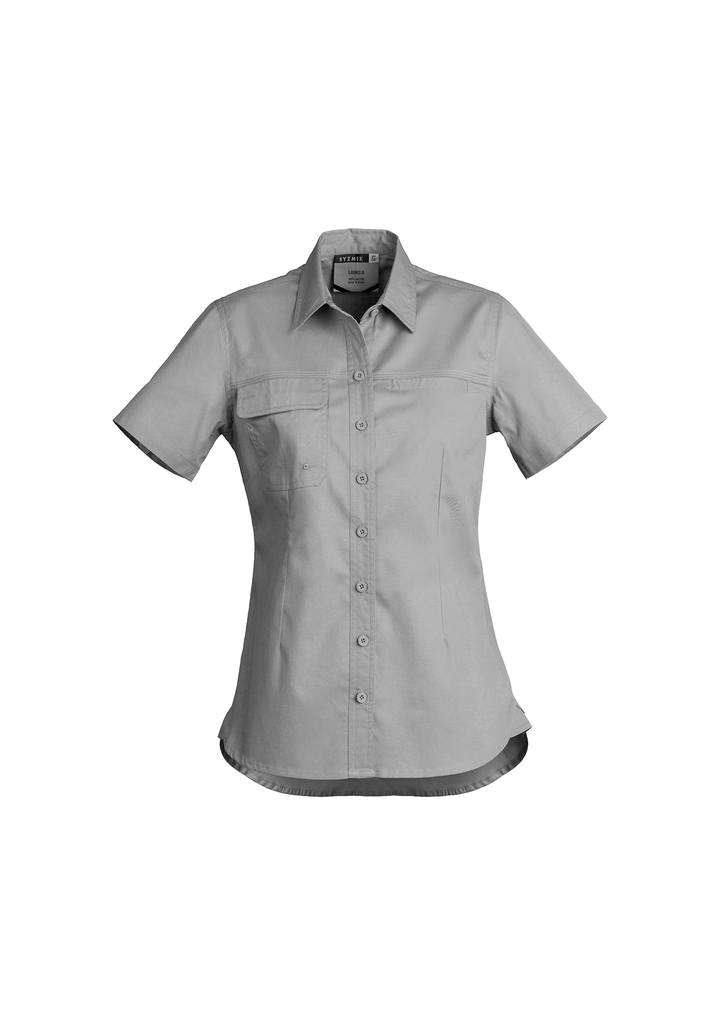 Womens Lightweight Tradie Work Shirt - Short Sleeve