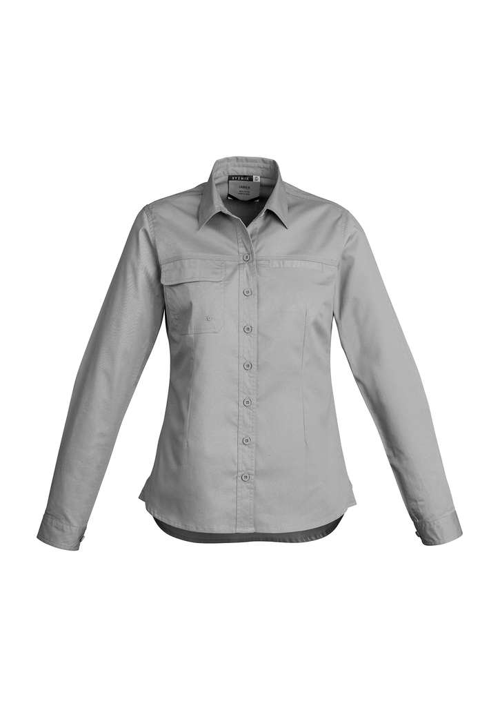 Womens Lightweight Tradie Work Shirt - Long Sleeve