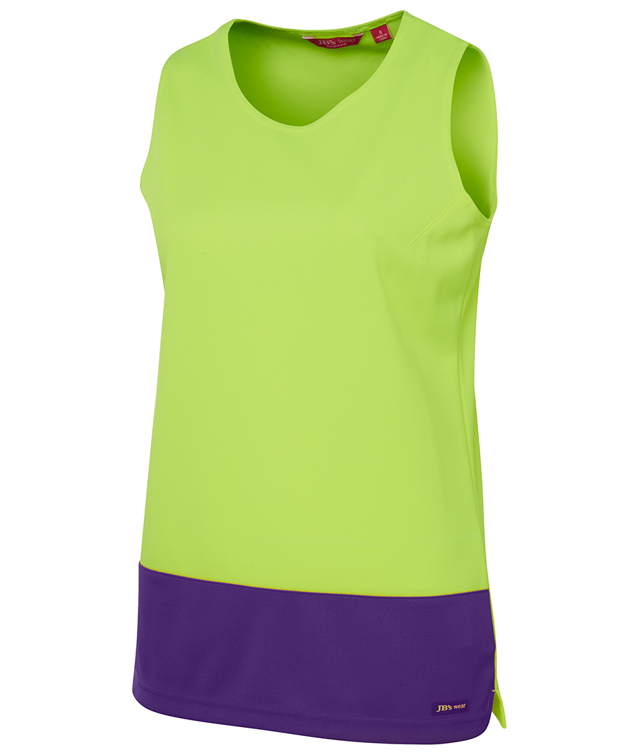 Ladies Hi Vis Traditional Singlet