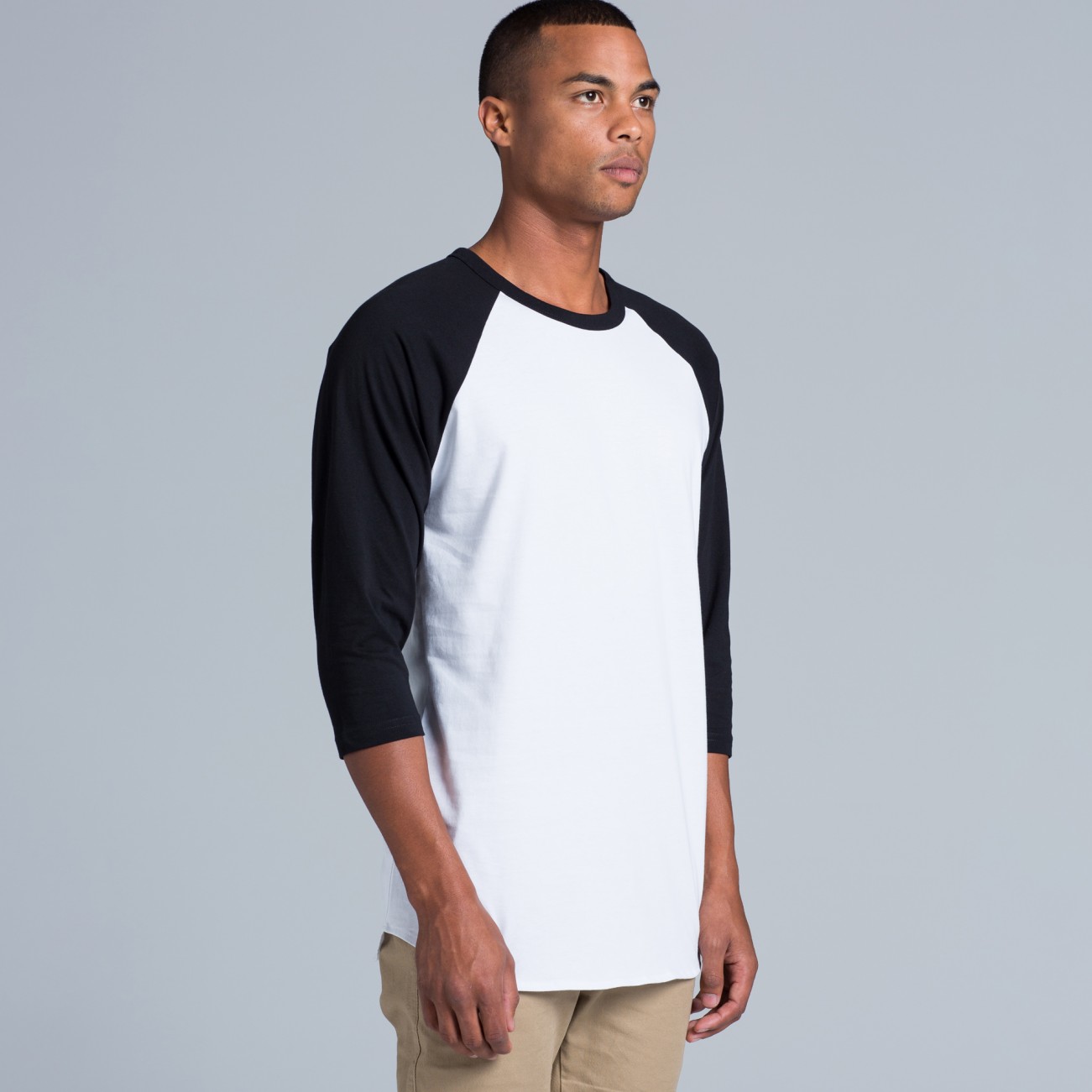 AS Colour 5012 Raglan Tee 3/4 sleeve print