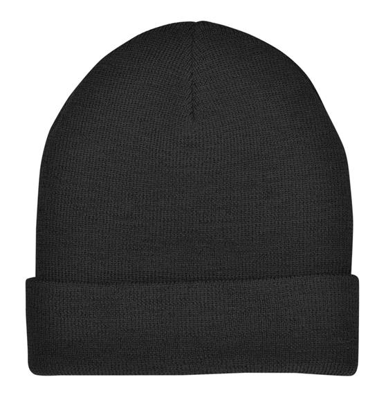 Promo 4637 wool turnup beanie Black