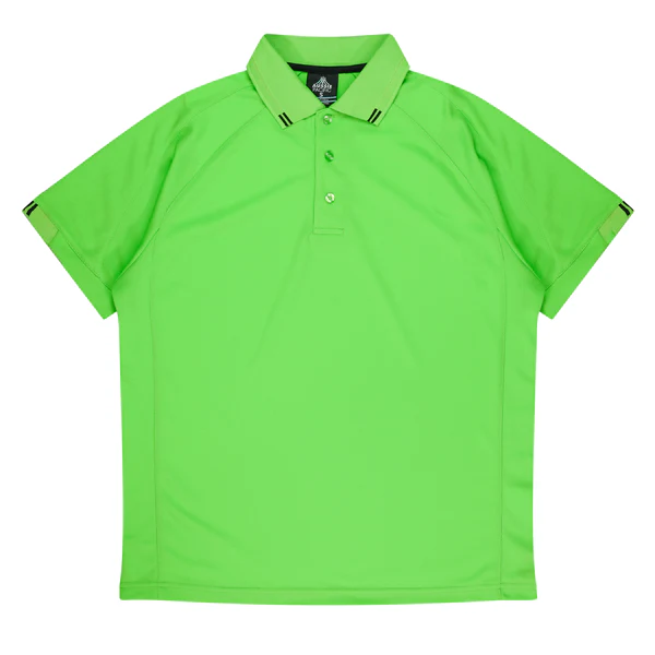 Flinders Mens Polo | AUS 1308 Apple-Black