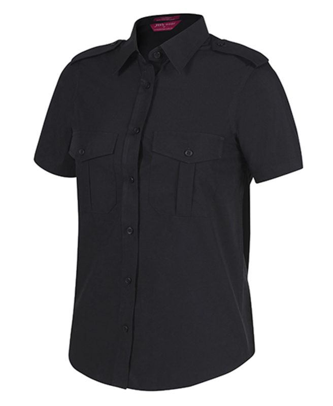 Ladies Epaulette Short Sleeve Shirt