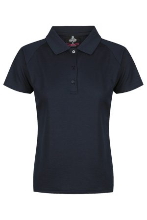Ladies Keira Cotton Backed Polo Keira Ladies Polo Navy 2306