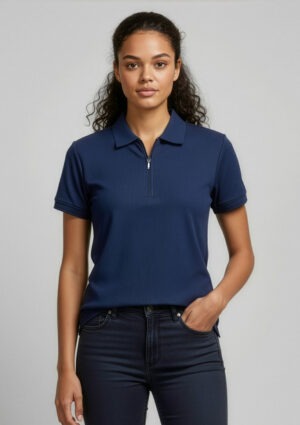 Micro Waffle Ladies SS Polo Micro Waffle Ladies SS Polo