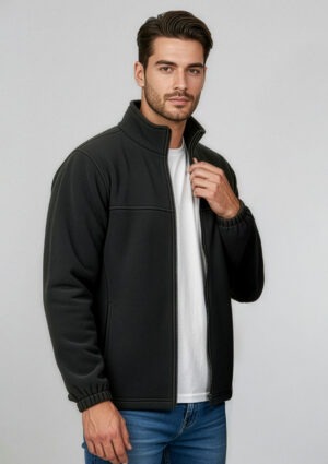 Mens Plain Micro Fleece Jacket Mens Plain Micro Fleece Jacket