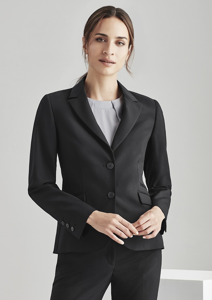 Womens 2 Button Mid Length Jacket