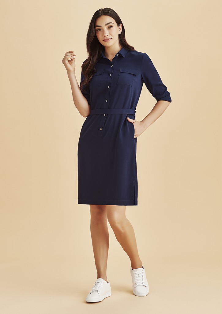 Womens Chloe Georgette Shirt Dress