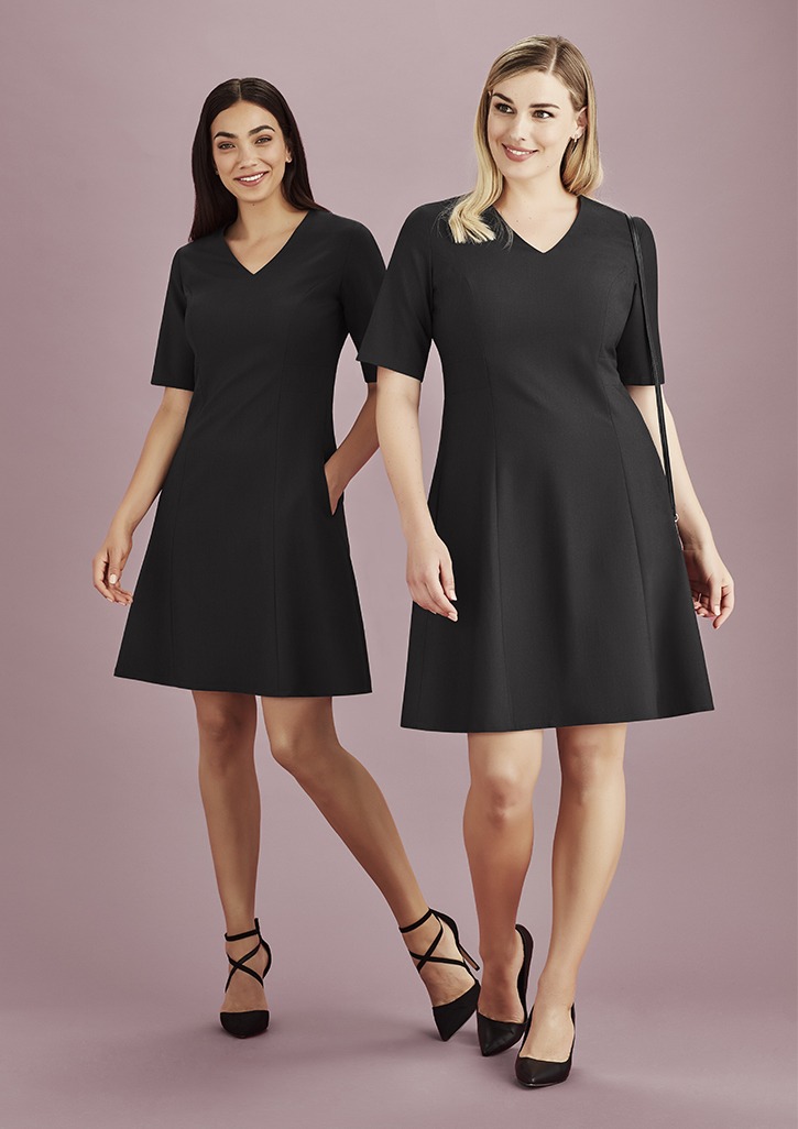 Womens Siena Extended Sleeve Dress