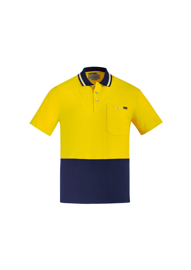 Mens Hi Vis Cotton S/S Polo