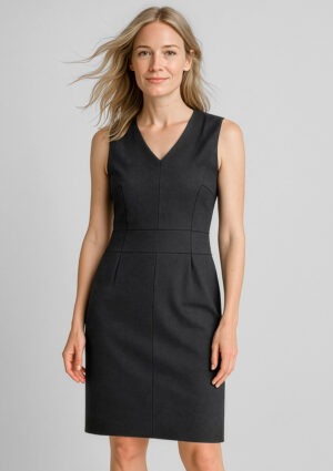 Womens Sleeveless V Neck Dress Womens Sleeveless V Neck Dress