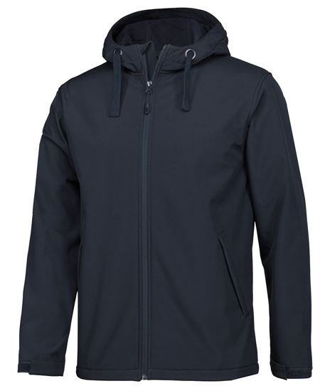 PDM WATER RESISTANT HOODED SOFTSHELL JACKET