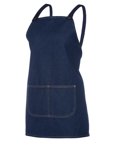 JB's CROSS BACK 65x BIB DENIM APRON (WITHOUT STRAP