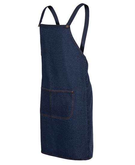JB's  CROSS BACK DENIM APRON (WITHOUT STRAP)