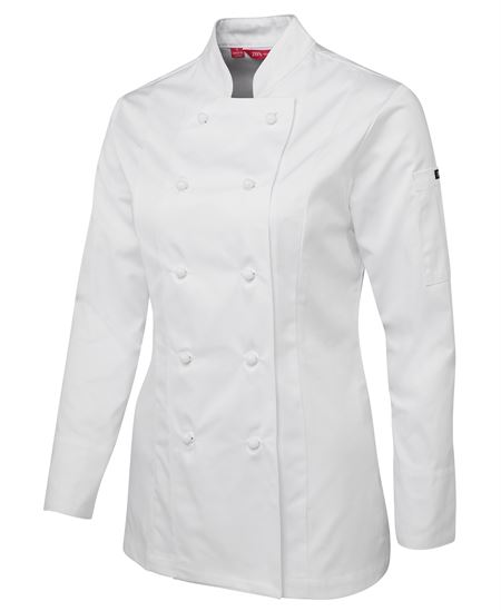 JB's LADIES L/S CHEF'S JACKET