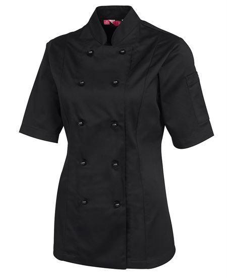 JB's LADIES S/S CHEF'S JACKET