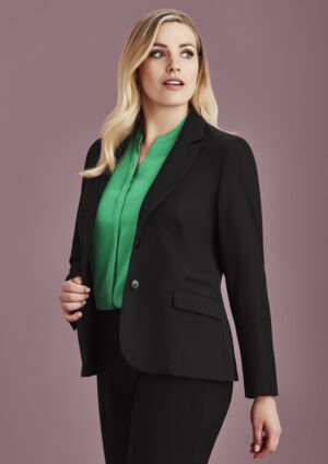 Womens Two Button Mid Length Jacket Womens Two Button Mid Length Jacket
