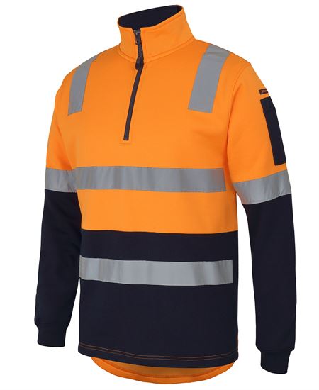 JB's 1/2 ZIP AUST. RAIL (D+N) FLEECE SWEATER