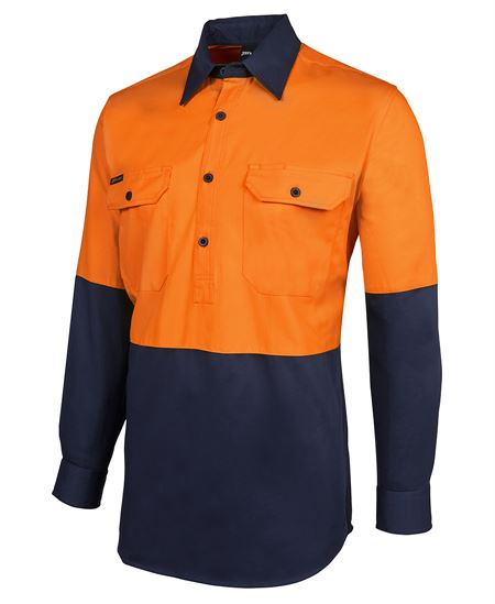 JB's HV CLOSE FRONT L/S 190G SHIRT