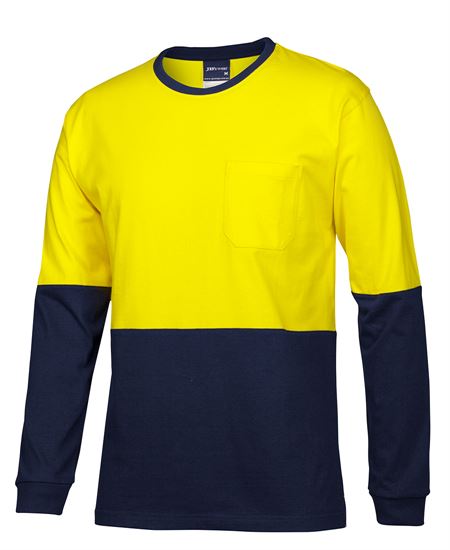 JB's HV L/S CREW NECK COTTON T SHIRT