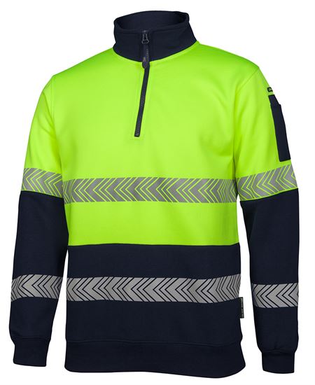 JB's HV 1/2 ZIP SEGMENTED TAPE FLEECY