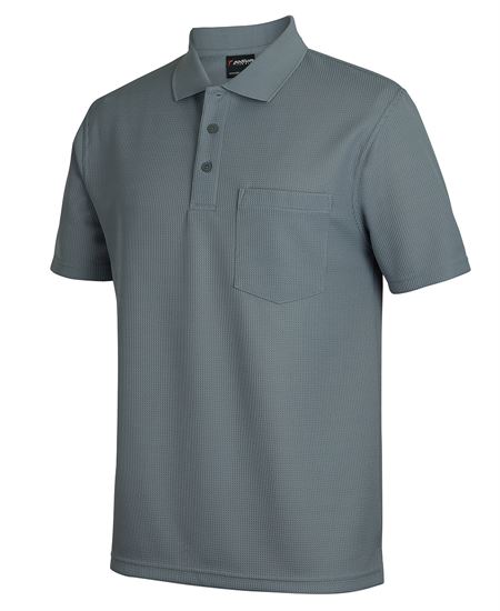 PODIUM WAFFLE POCKET POLO