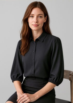 Womens Lucy 3/4 Sleeve Blouse Womens Lucy 3/4 Sleeve Blouse